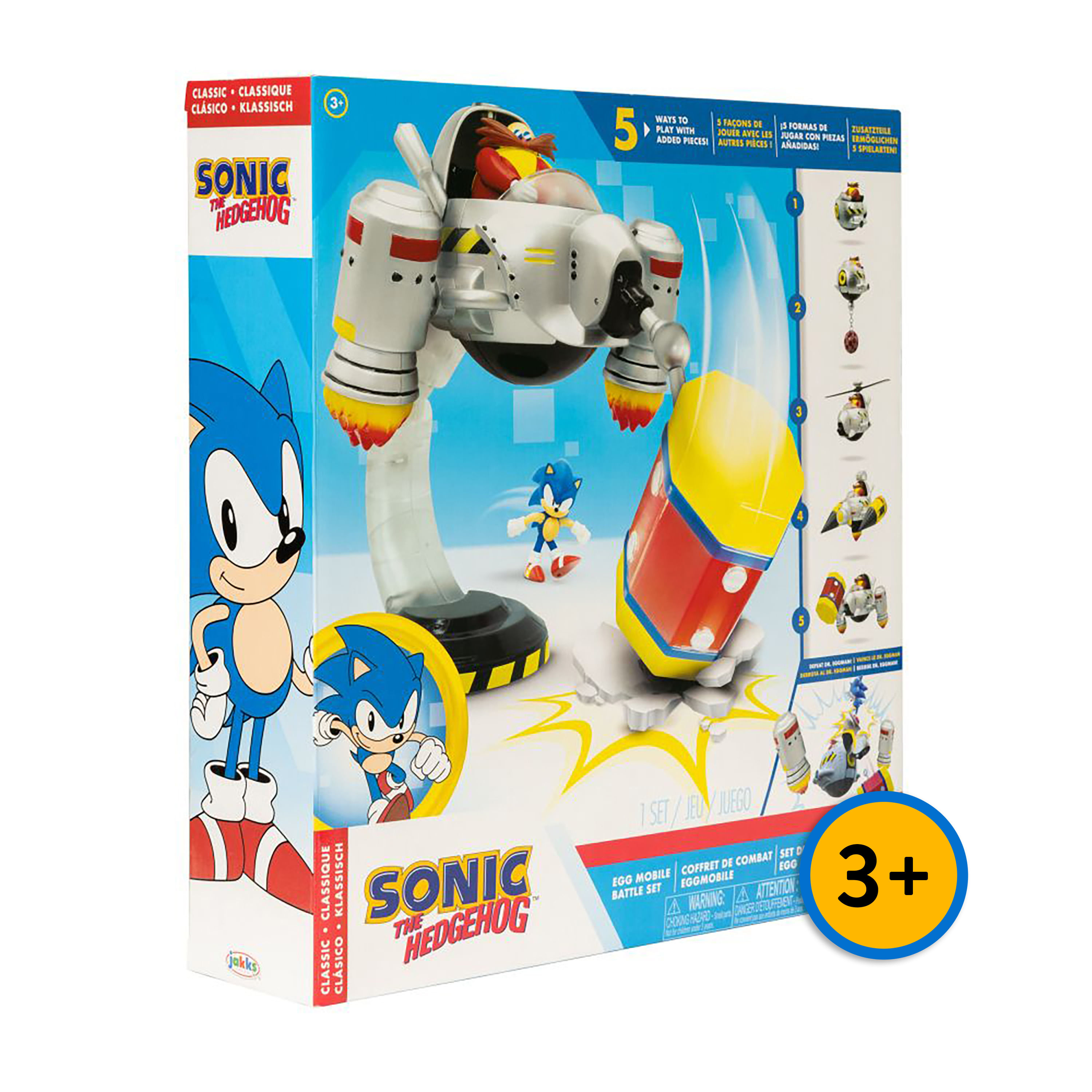 Muñecos Sonic Pack X4 Juguete Figura De 13cm