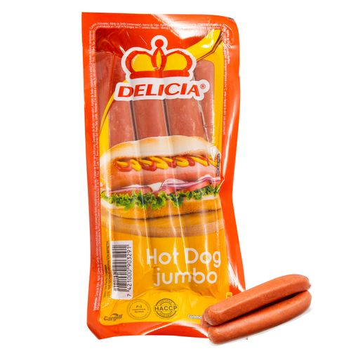 Hot Dog Jumbo Delicia -2 5 Lb