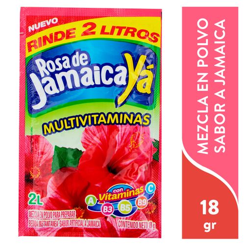 Jugos de Jamaica Ya 18gr