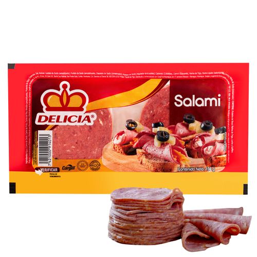 Salami Delicia Paquete - 198Gr