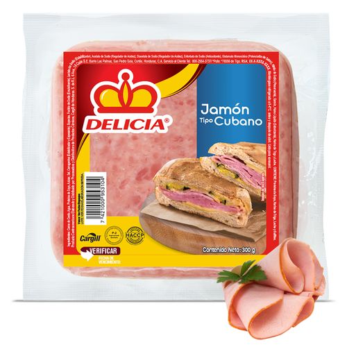 Jamón Delicia Tipo Cubano - 300 g