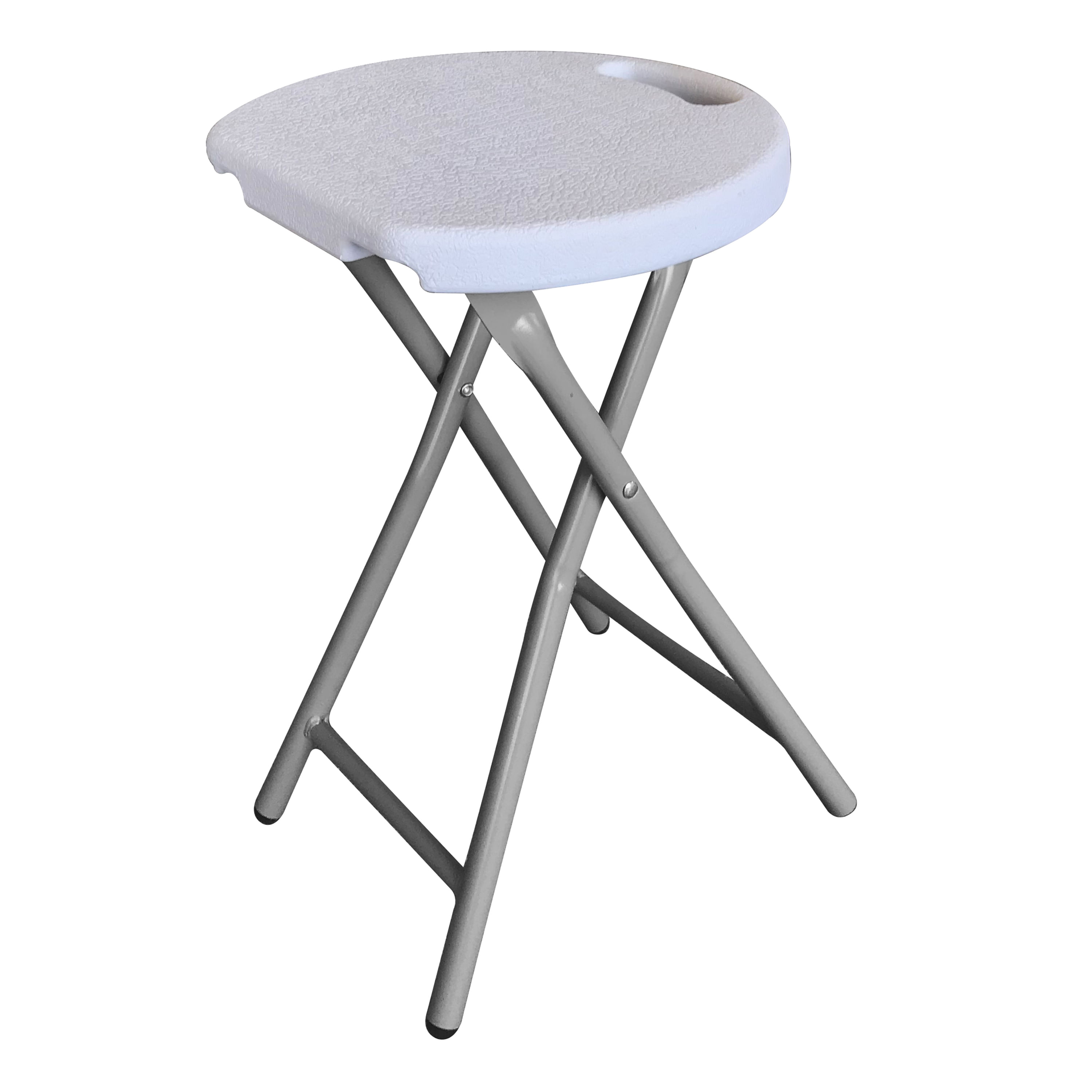 Mesa Mainstays Plegable Blanca De Resina -86cm