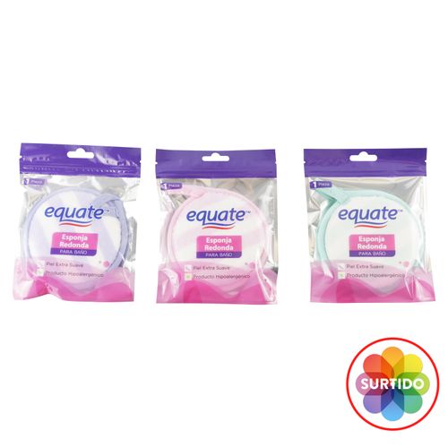 Esponja Rendonda Equate - 1 Und