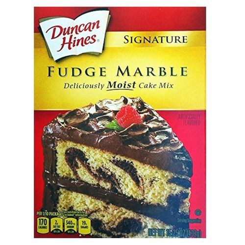 Mezcla para Hornear Duncan Hines Fudge Marble 15.25 onzas