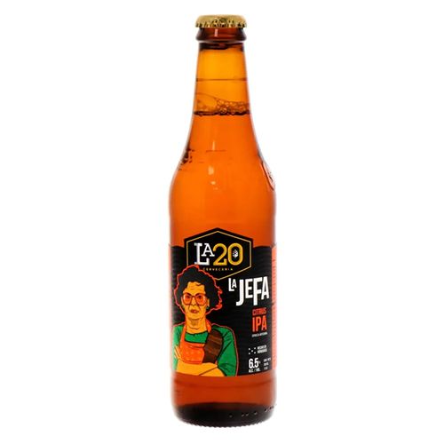 La20 La Jefa Cerveza12 Oz