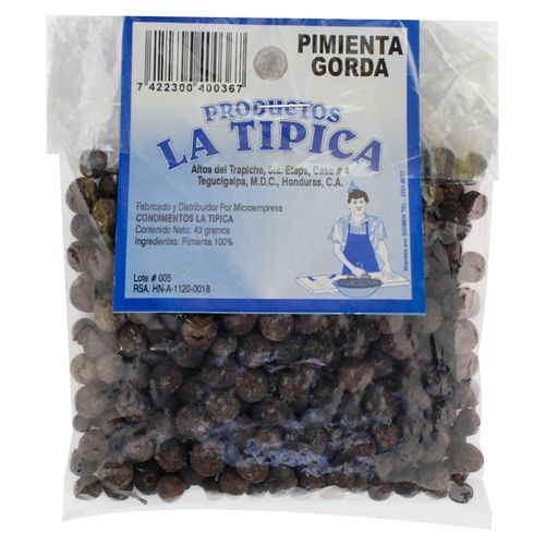 Pimienta La Tipica Gorda - 43Gr