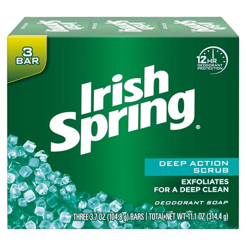 Jabón Irish 3Pack Spring Deep Scrub - 314 g