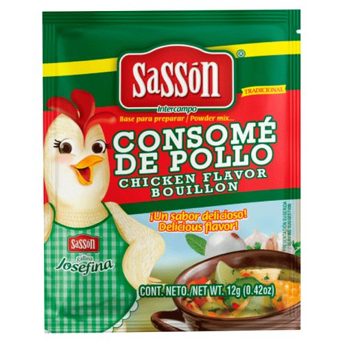 4Pack Consome Sasson De Pollo 48gr