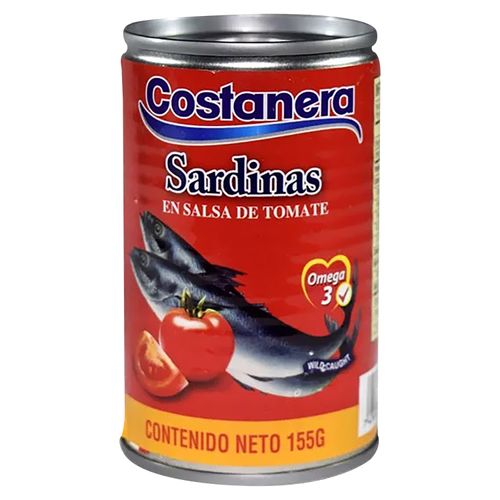 Sardina en Salsa Tomate Costa 155gr