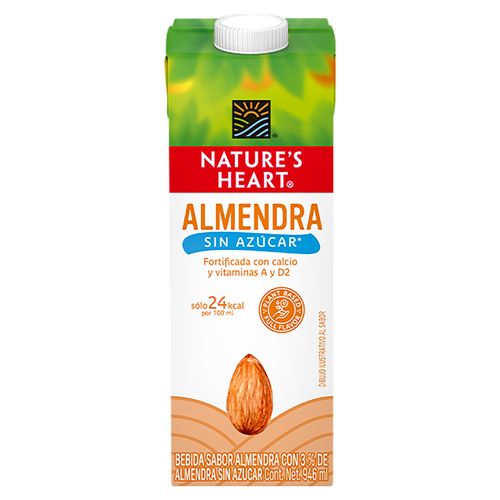 Beb Almend Natures Heart Sin Azu 1000ml