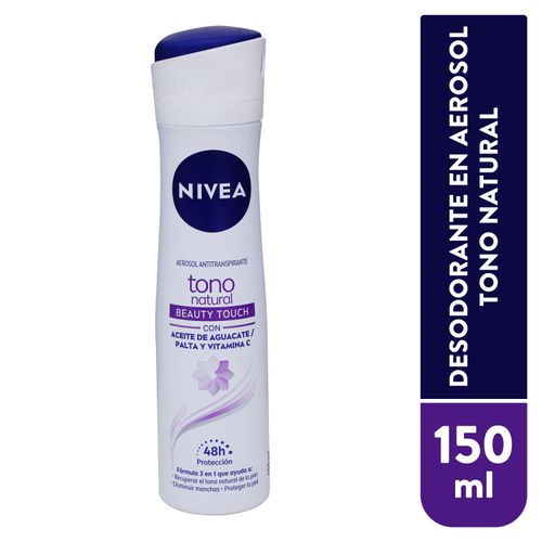 Deosodorante Nivea Spray Femenino Aclaado Beauty Touch- 150ml