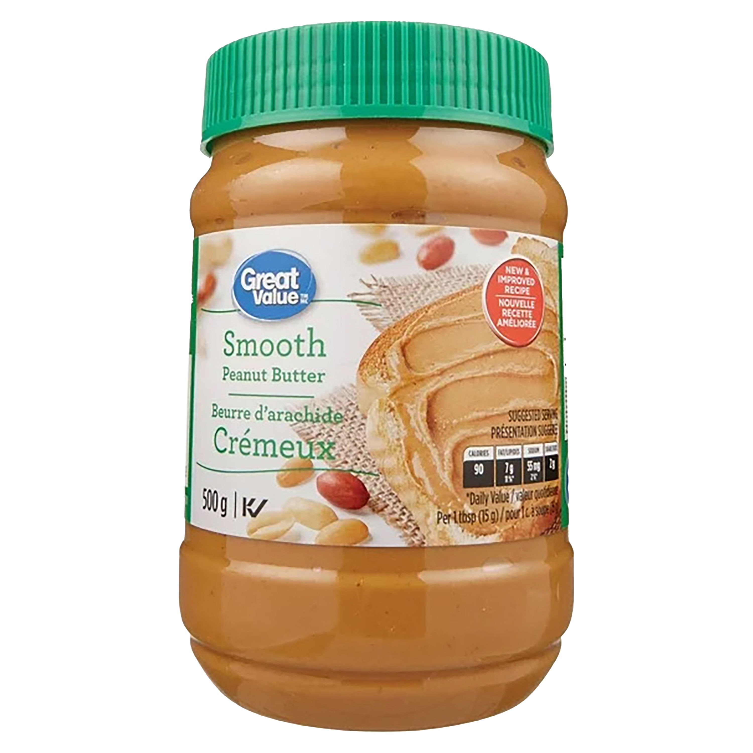 Great Value Smooth Peanut Butter 500gr