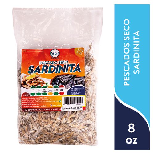 Pescados Seco Sardinita-8Oz