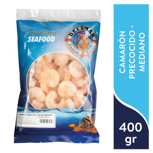 Camaron Precocido Congelado Unidad- 400gr