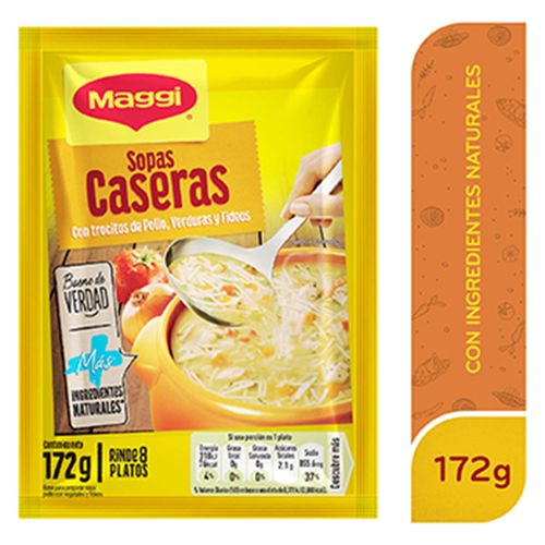 Sopa de Pollo con Vegetales MAGGI Sobre 185g