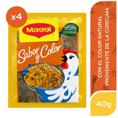 Sazonador Maggi Sabor Y Color Sobre - 40 g