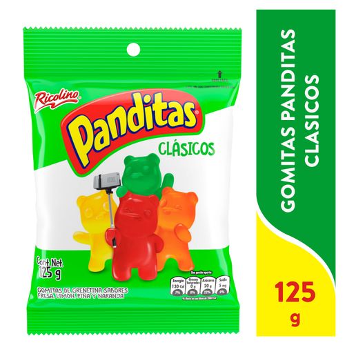 Gomitas Marca Ricolino Panditas Clásicos - 125g