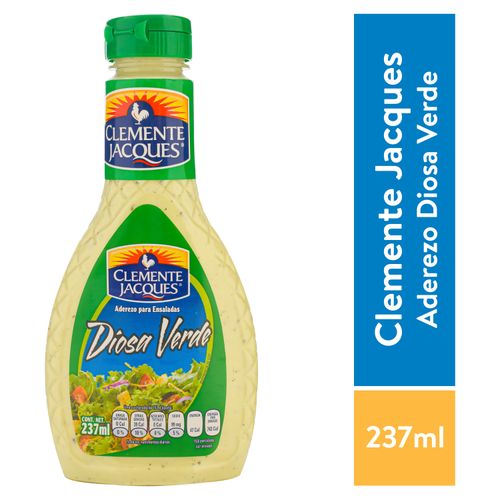Aderezo Clemente Jac Diosa Verde - 237ml
