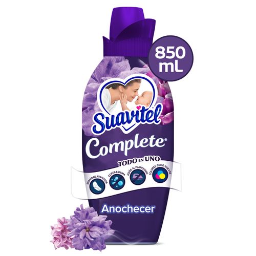 Suavizante De Telas Suavitel Complete Anochecer - 850ml