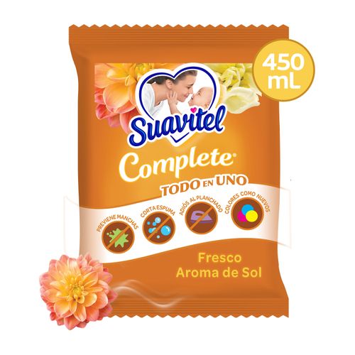 Suavizante Marca Suavitel Complete Aroma De Sol Sachet - 450ml