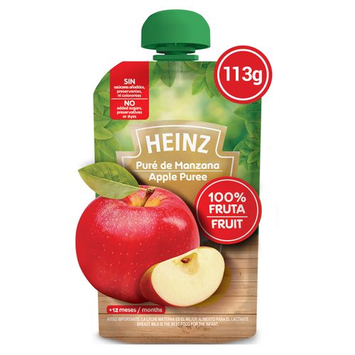 Colado Heinz De Manzana 100% Fruta- 113gr