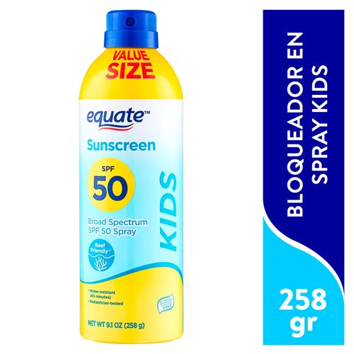 Protector solar Equate kids spray FPS 50 - 258 ml