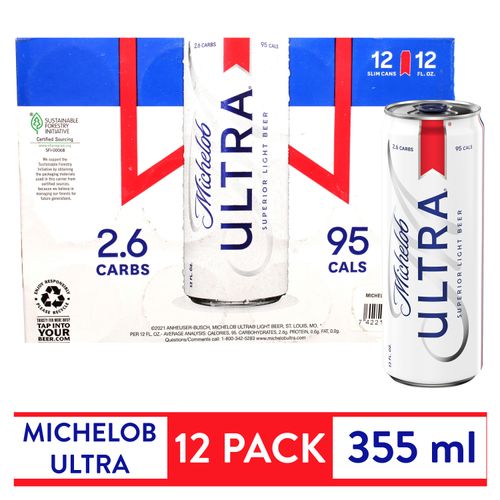 Cerveza Ultra Michelob Lata 12Pack 4260lm