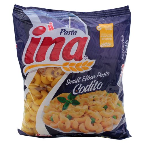 Pasta Corta Ina Codito Mediano - 200gr