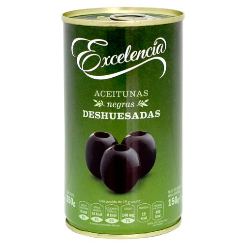 Aceitunas Excelencia Negra Deshuesada - 350gr