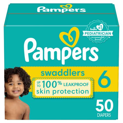 ales Pampers Swaddlers Talla 6 - 50 Unidades