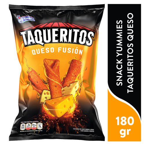 Snack Yummies Taquerito Ques Fusio 180Gramos