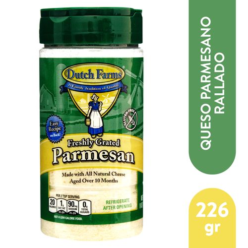 Queso Parmesano Grated 8 Oz