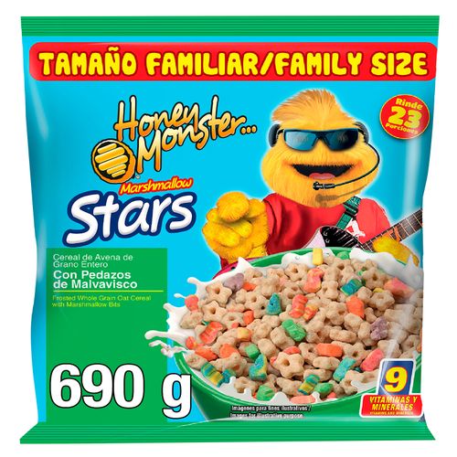 Cereal Quaker Honey Marshmal Stars - 690gr