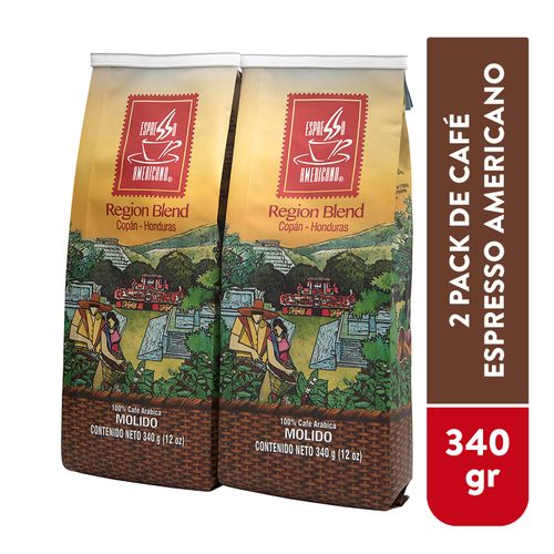 Espresso Americano Pack Café Copan 340Gr