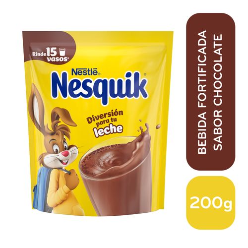 Bebida En Polvo Nesquik Chocolate 200gr