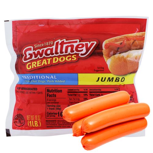 Salchichas Gwalney Hotdog - 454Gr