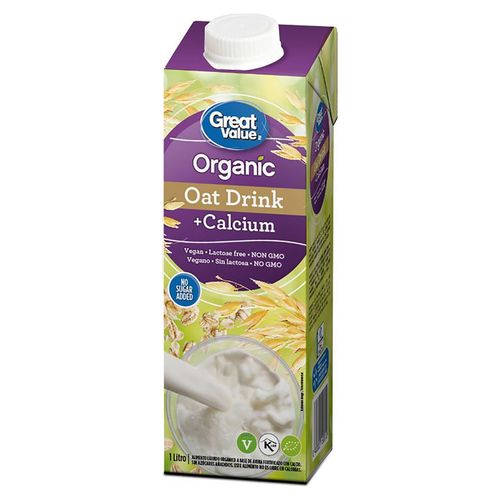 Bebida Great Value De Avena con Calcio 1lt