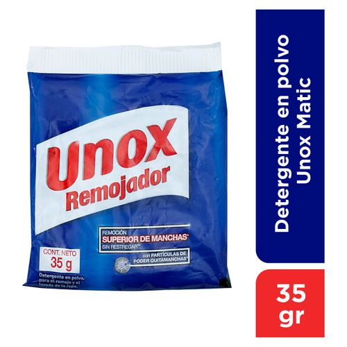 Detergente En Polvo Unox Remojador - 35 g