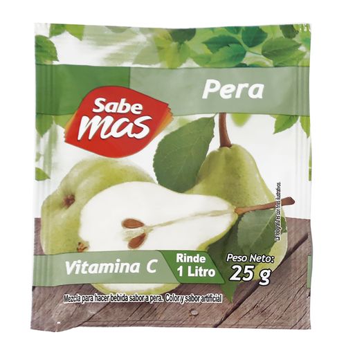 Bebida Sabemas En Polvo Pera 25gr