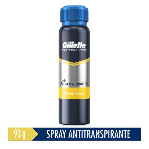 Antitranspirante En Spray Gillette Specialized Sport Peak - 93g