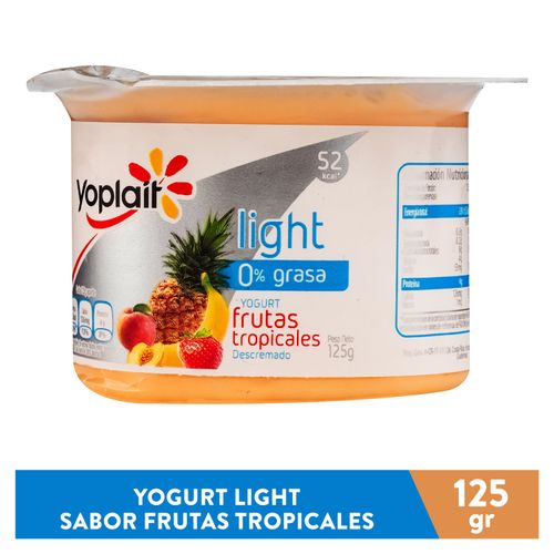 Yogurt Yoplait Light Fruta Tropical - 125Gr