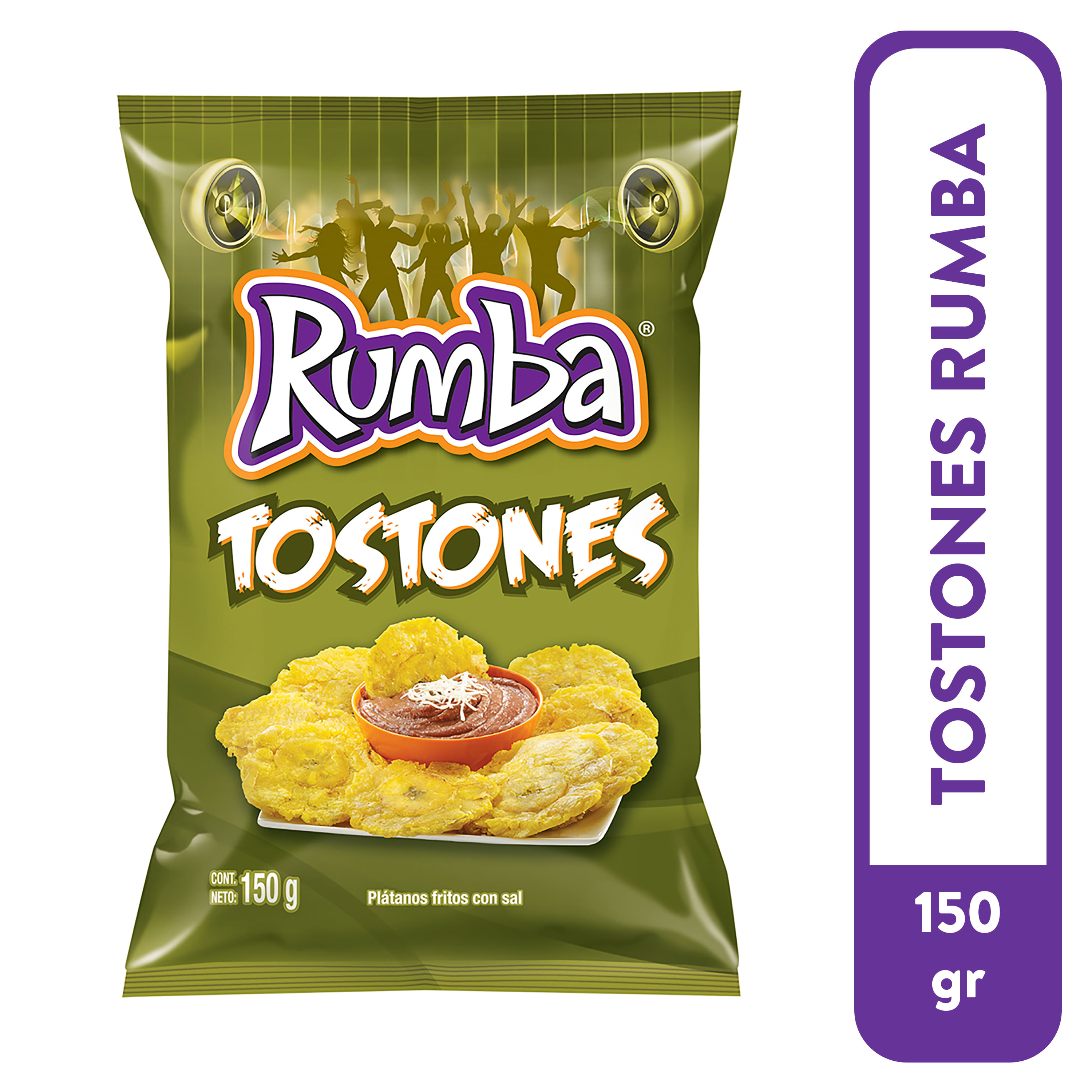 Comprar Tostones Rumba Platanos Fritos con Sal 150gr | Walmart Honduras