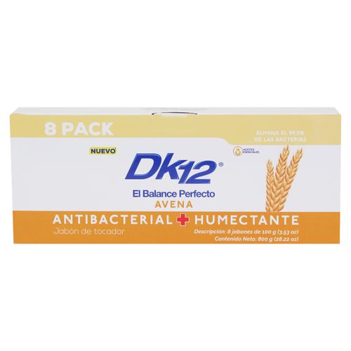 Jabón Dk12 Aroma Avena 8 Pack - 800 g