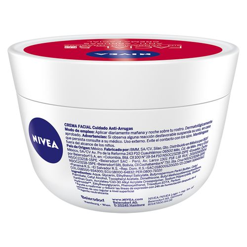 Crema Facial Nivea Hidratante Antiedad 5 En 1 Cuidado Anti-Arrugas - 200ml