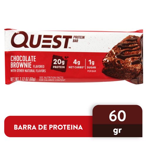 Barra De Proteina Quest Brownie GNC