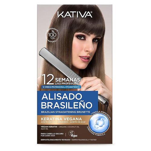 Alisado Brasileno Kativa Cab Oscur 225gr