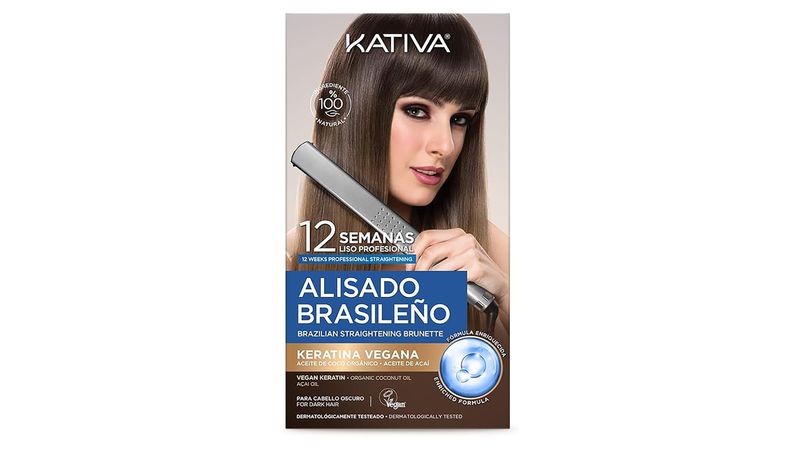 Cabello Teñido Kativa Cabello Oscuro Comprar Alisado Brasileno