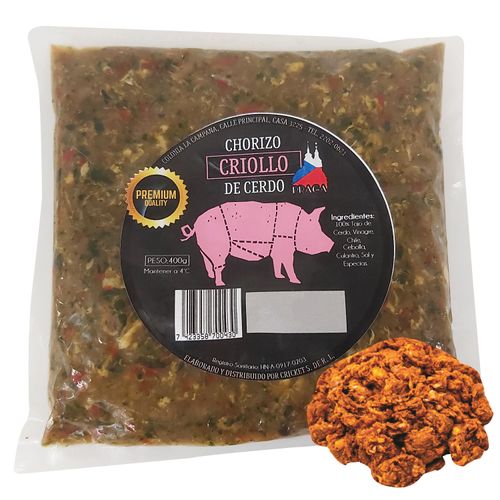 Chorizo Criollo Cerd Praga Fresco - 400G