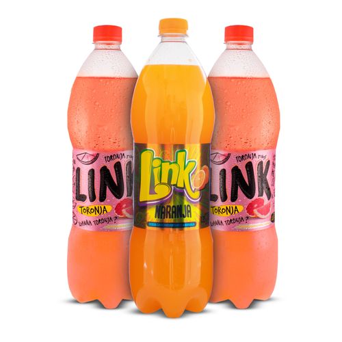 Gaseosa Link Sabor Naranja - 1.25 litros