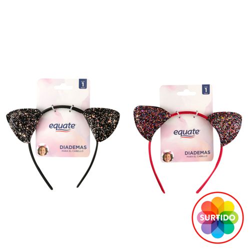 Diadema Equate Para Cabello Orejitas 1ea